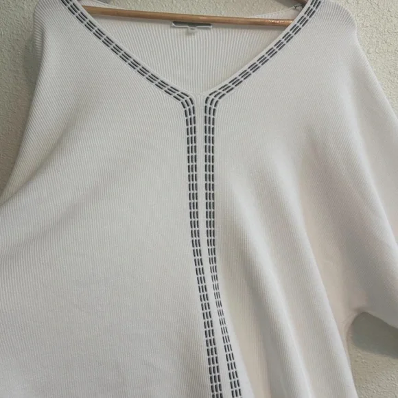 Liquid Batwing Knit Tunic Top Indie Sleaze Boho Chic Fairy Grunge Downtown Girl - Picture 6 of 8